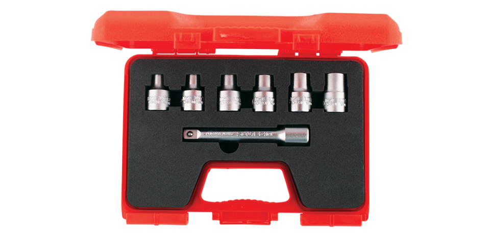 İzeltaş 7 Lı Star (Torx) Lokma Takımı 1/2 - 1113006007
