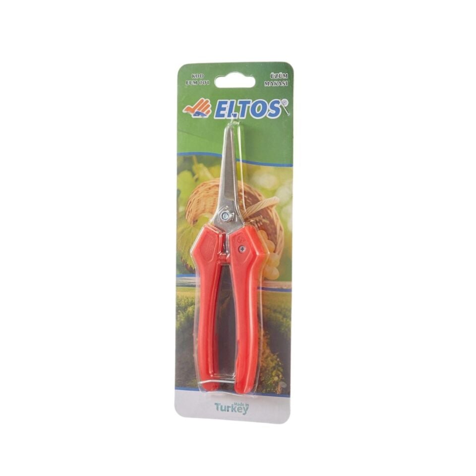 Eltos Üzüm Makası Kırmızı No:8 Eum001