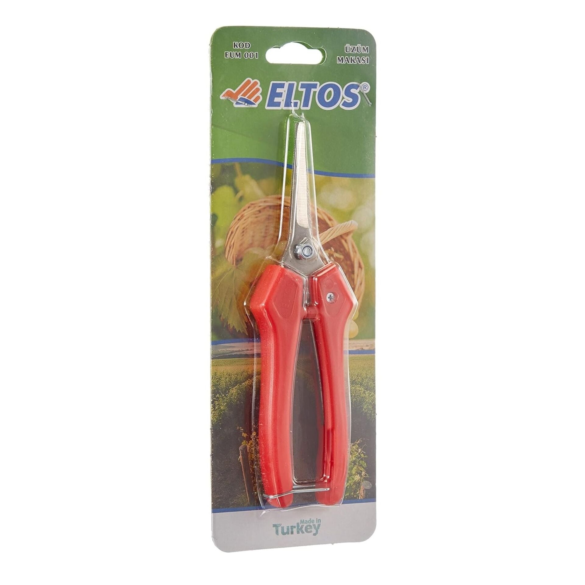 Eltos Üzüm Makası Kırmızı No:8 Eum001