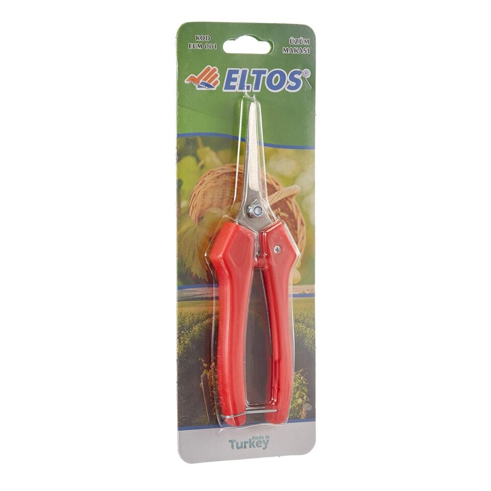 Eltos Üzüm Makası Kırmızı No:8 Eum001