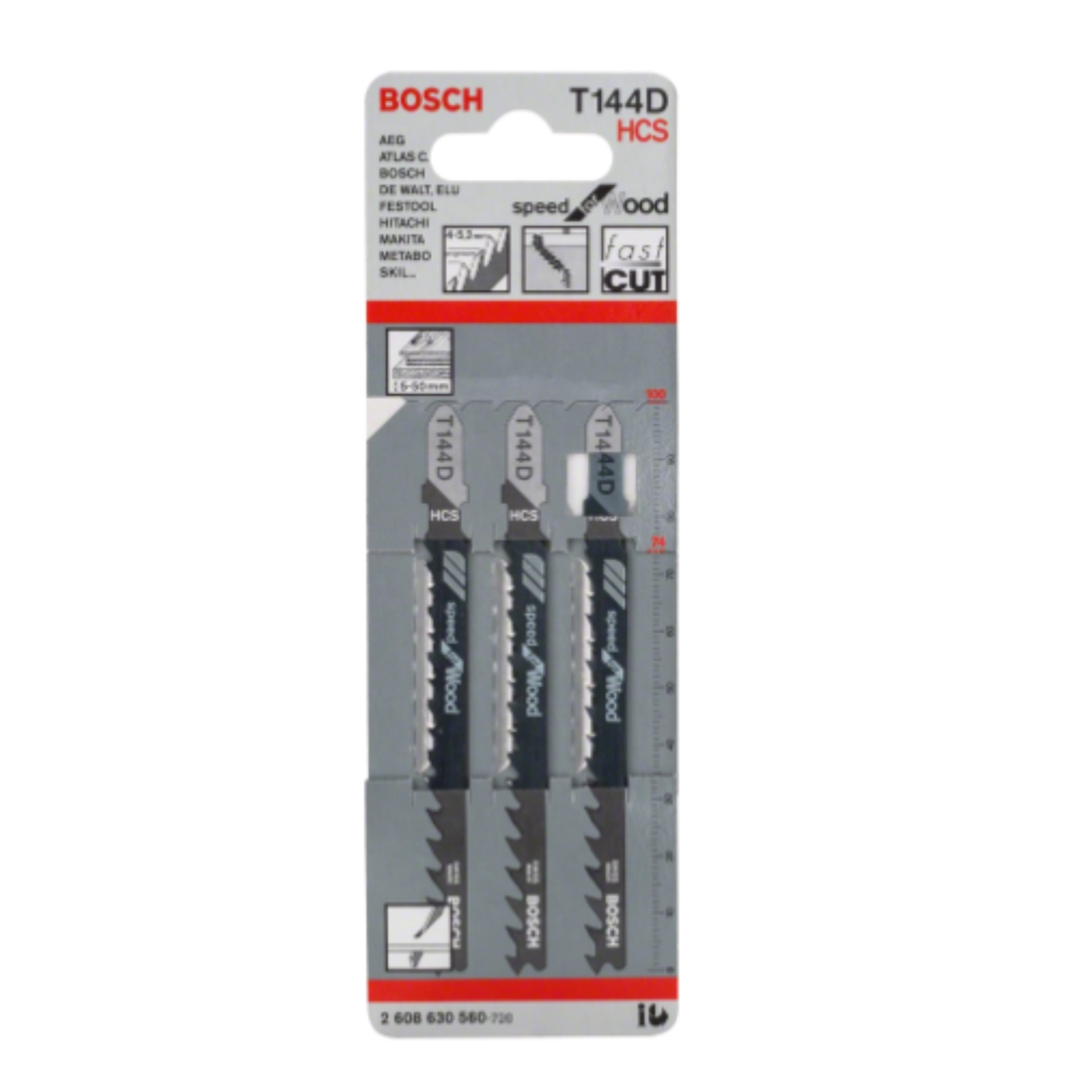 Bosch Hızlı Kesim Ahşap Dekupaj (t144d) (pk100lü)