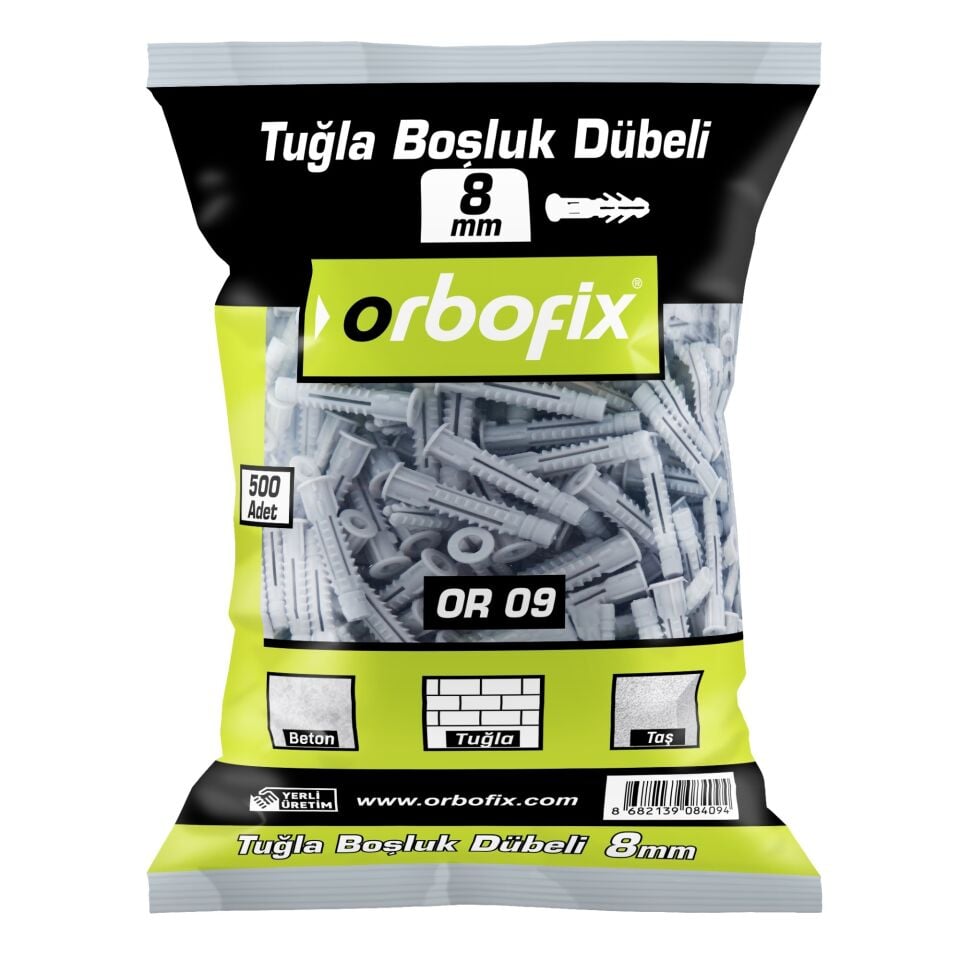 Tuğla Boşluk Dubeli 8 Mm (500 Adet)