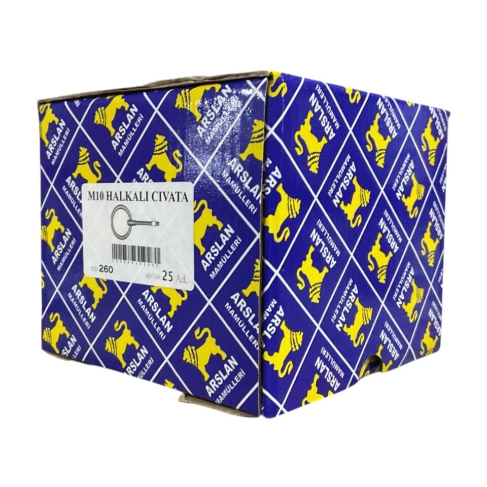 Çınar Halkalı Civata M10x130 Kod:260