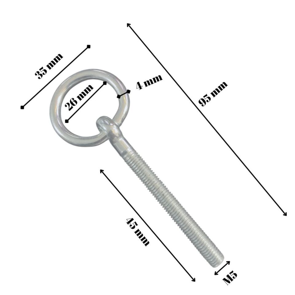 Çınar Halkalı Civata M5x95 Kod:204