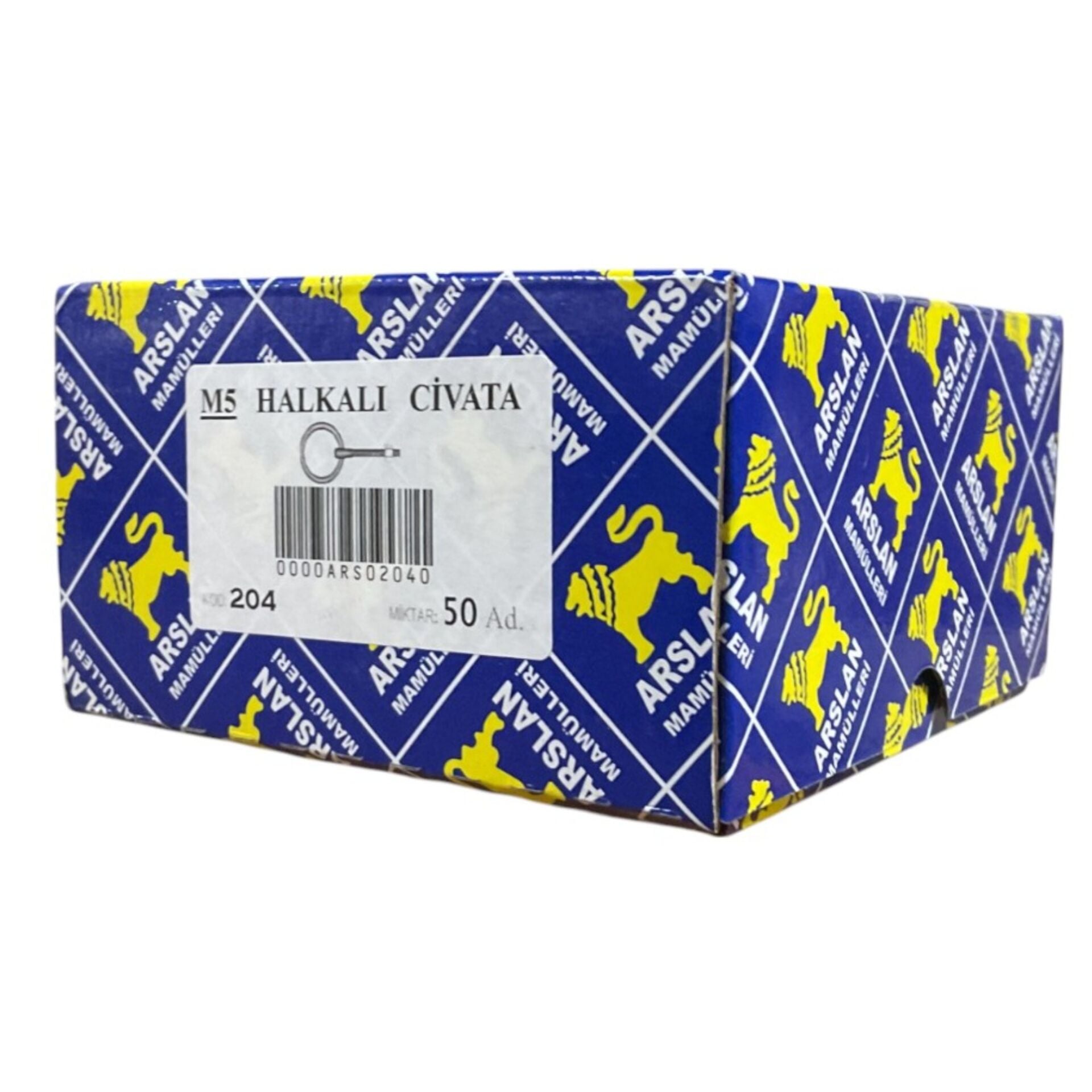 Çınar Halkalı Civata M5x95 Kod:204