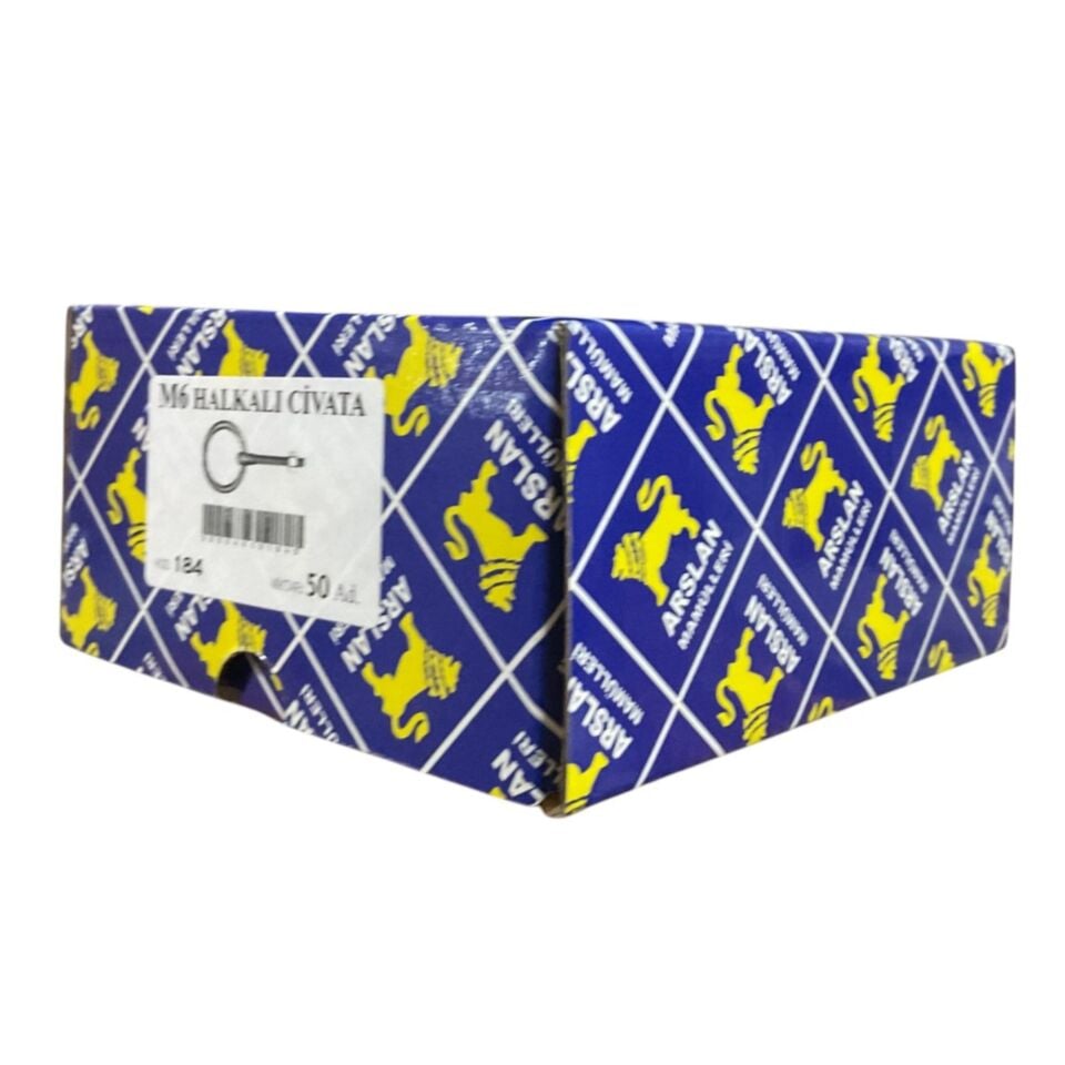 Çınar Halkalı Civata M6x105 Kod:184