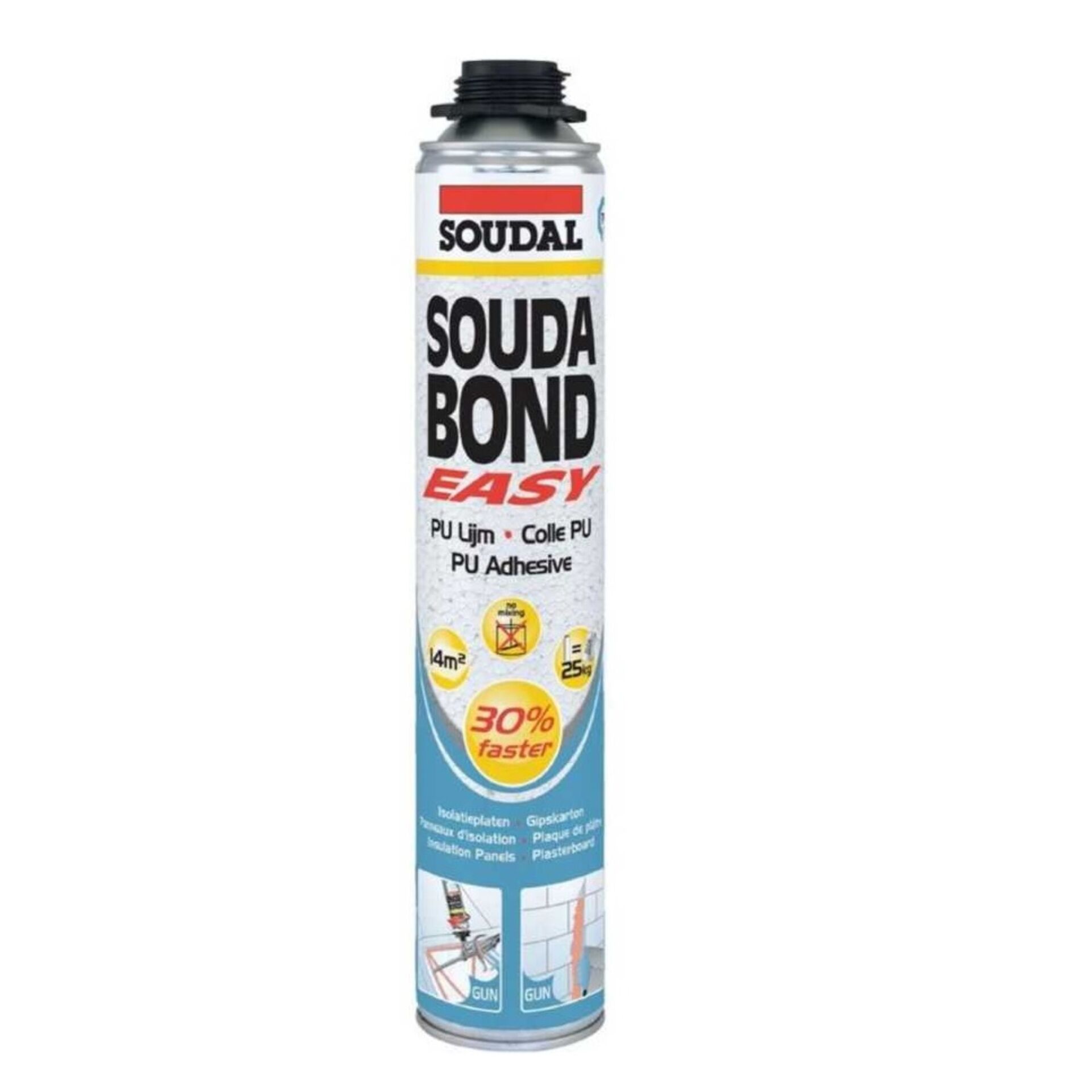 Soudal Easy Mant. Köpük Tabancalı 750 Ml(132495)