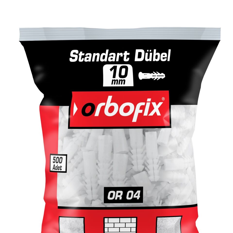 Plastik Dubel 10 Mm (500 Adet)