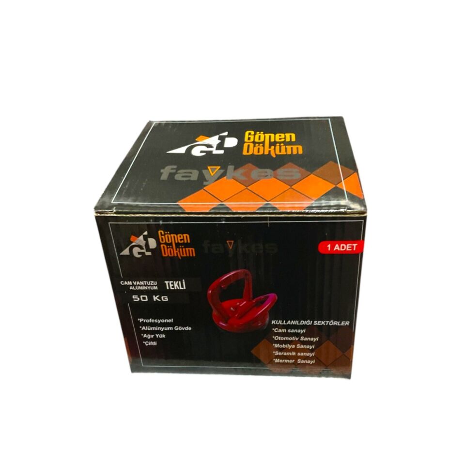 Gönen Döküm Alüminyum Tekli Cam Vantuz 50 Kg 9001