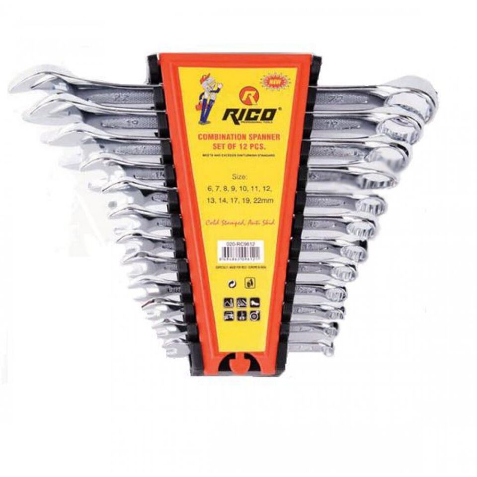 Rico Kombine Anahtar Seti 12 Parça - 020-RC9912