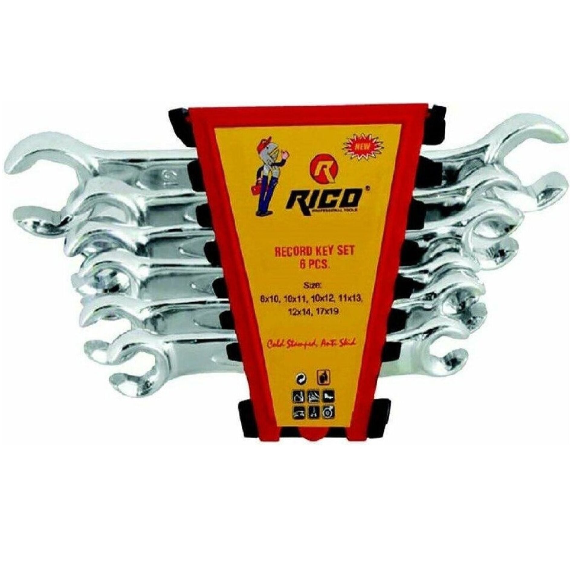 Rico Kombine Anhahtar 8 Parça Kılıflı - 020-RC9924