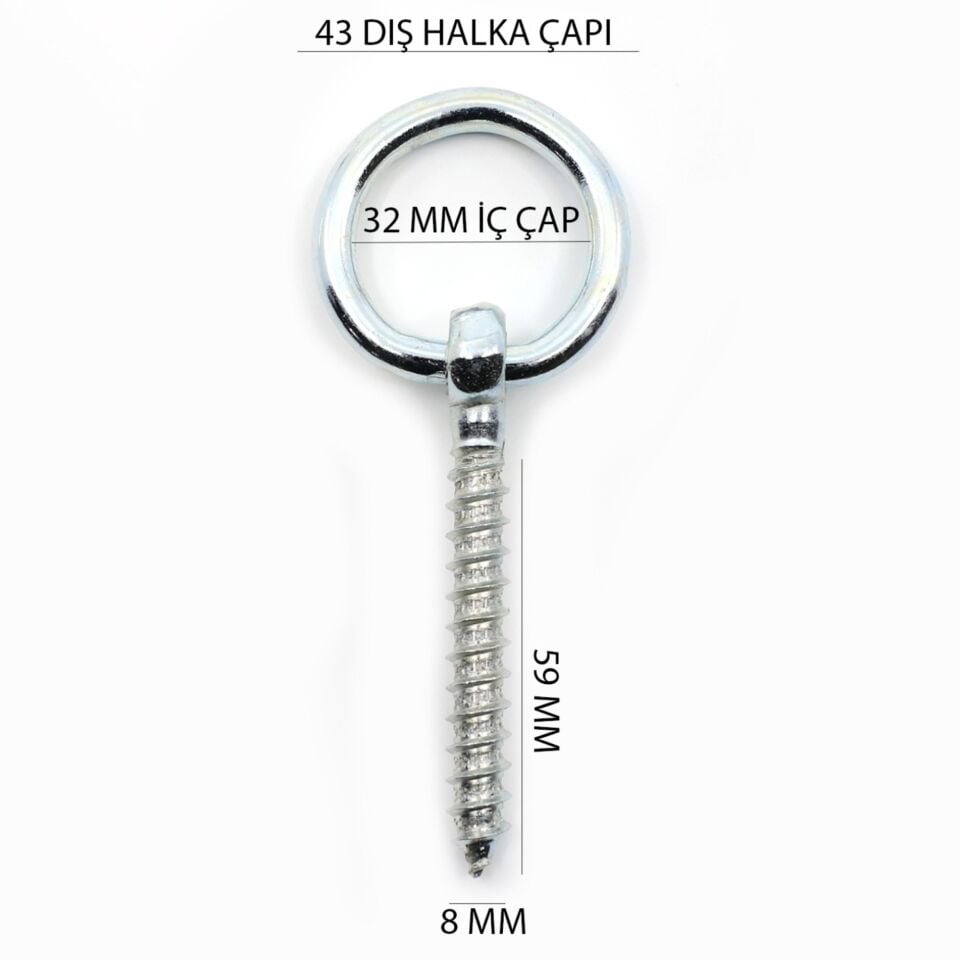 Çınar Halkalı Vida 8x110 Mm Kod:257