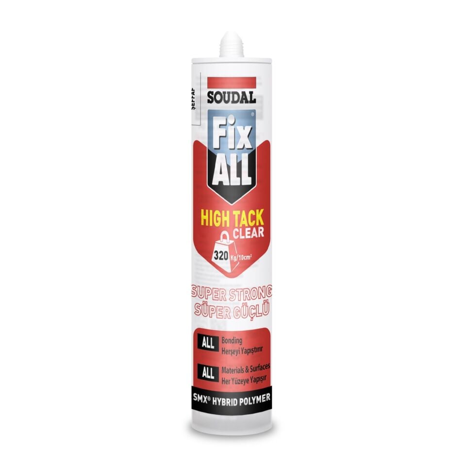 Soudal Fix All Hıgh Tack Şeffaf 290 Ml (131118)