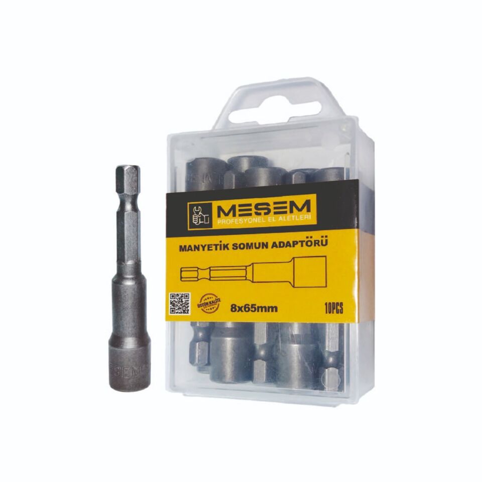 Meşem Manyetik Somun Adaptörü 8x65 Mm Kod:3601