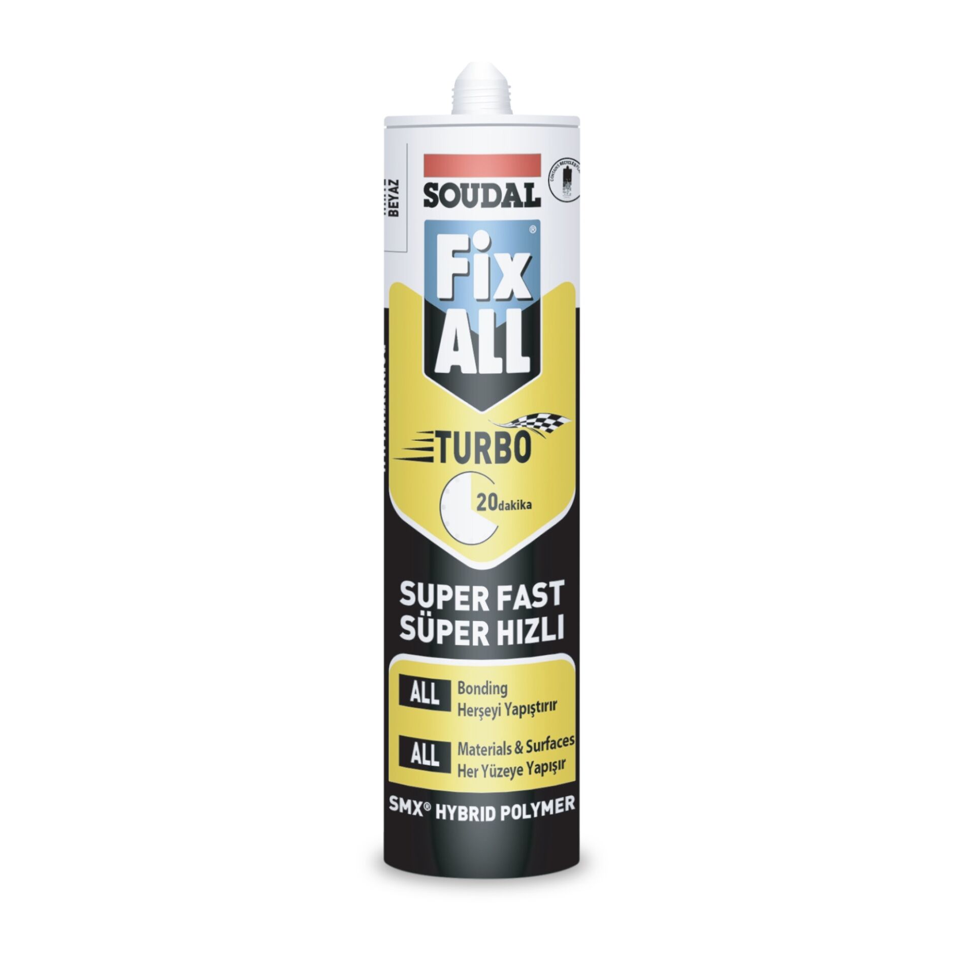 Soudal Fix All Turbo Beyaz 290 Ml (127961)