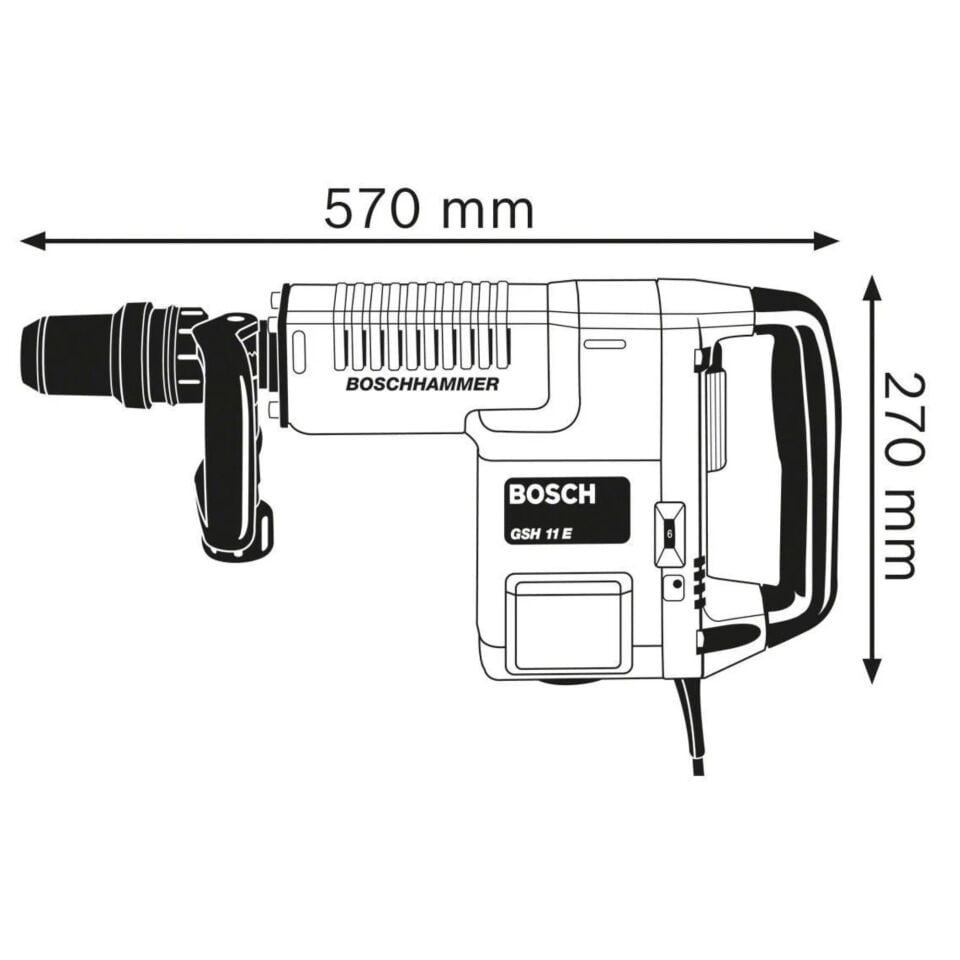 Bosch Kırıcı 10.1 Kg Gsh11e 0611316703