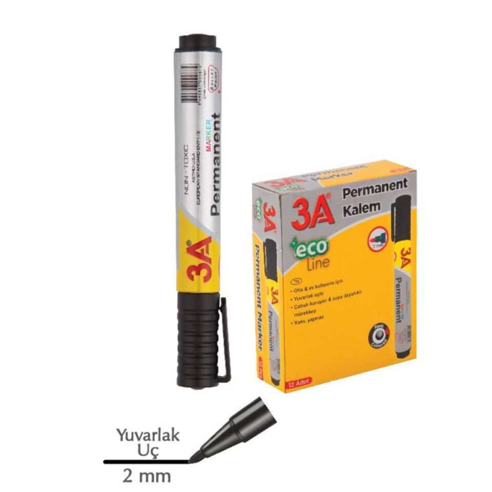 3a Koli Kalemi Siyah