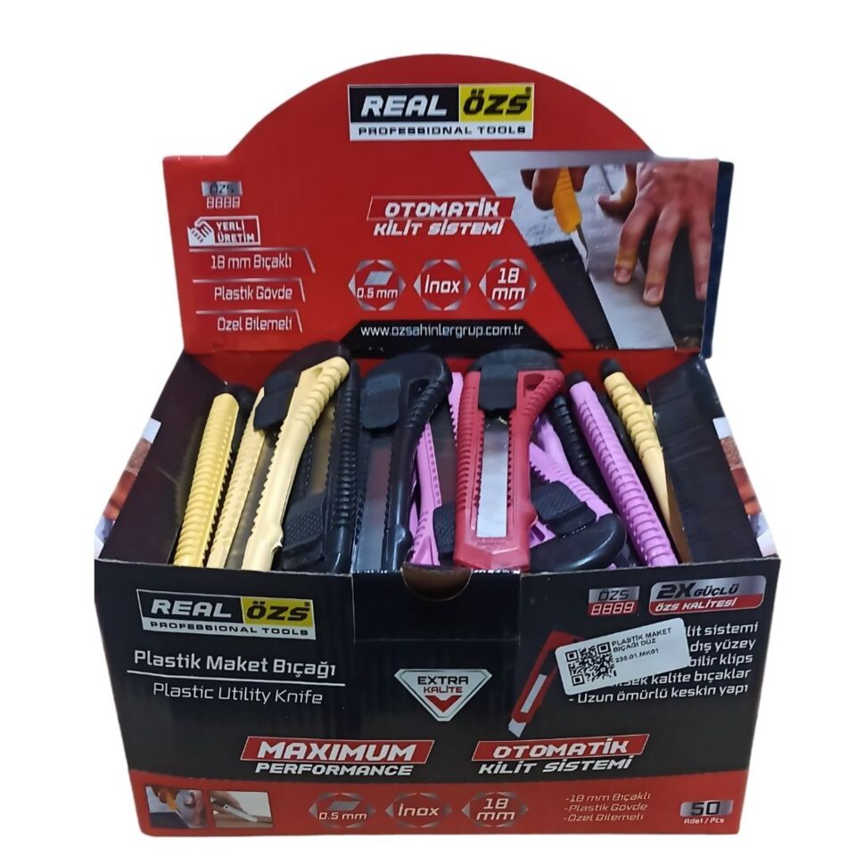 Plastik Maket Bıçağı Düz