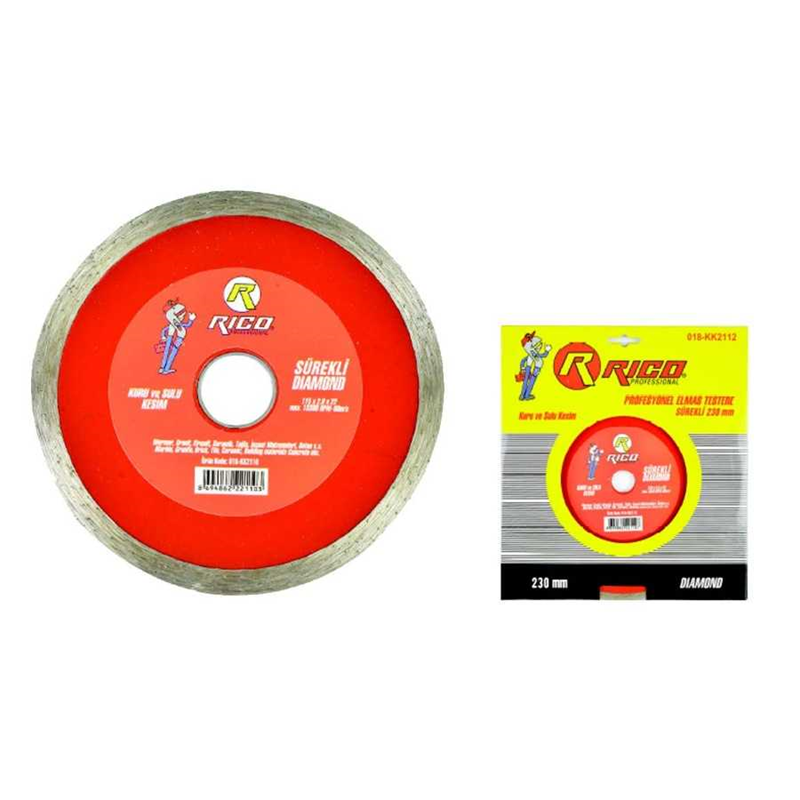 Rico Elmas Daire Test.180x2.2x22sürekli - 018-KK2111