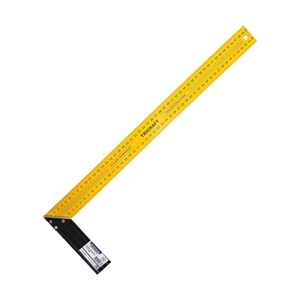 Meşem Marangoz Gönye Sarı 50 Cm Kod:558