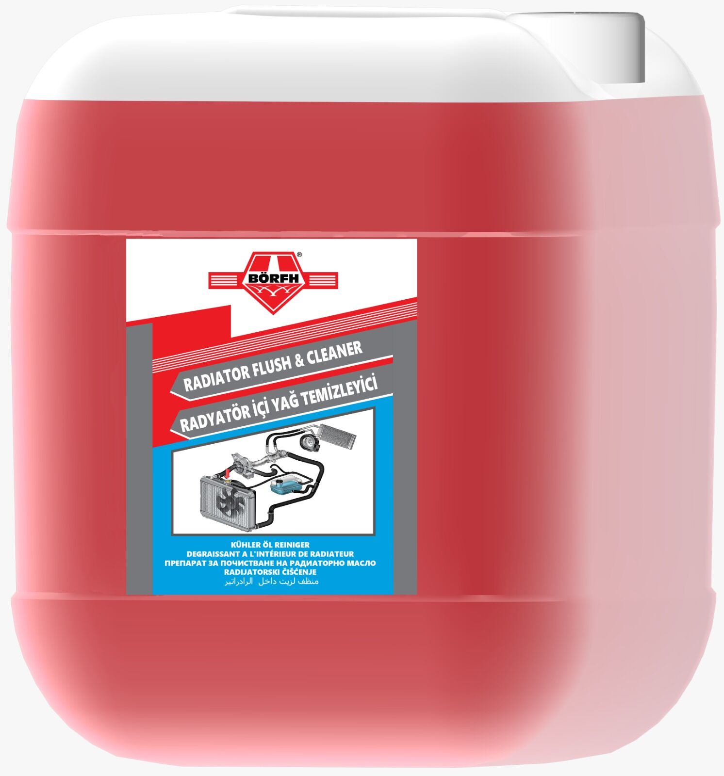 BÖRFH Radyatör İçi Yağ Temizeyici - 6022366 - 30 KG
