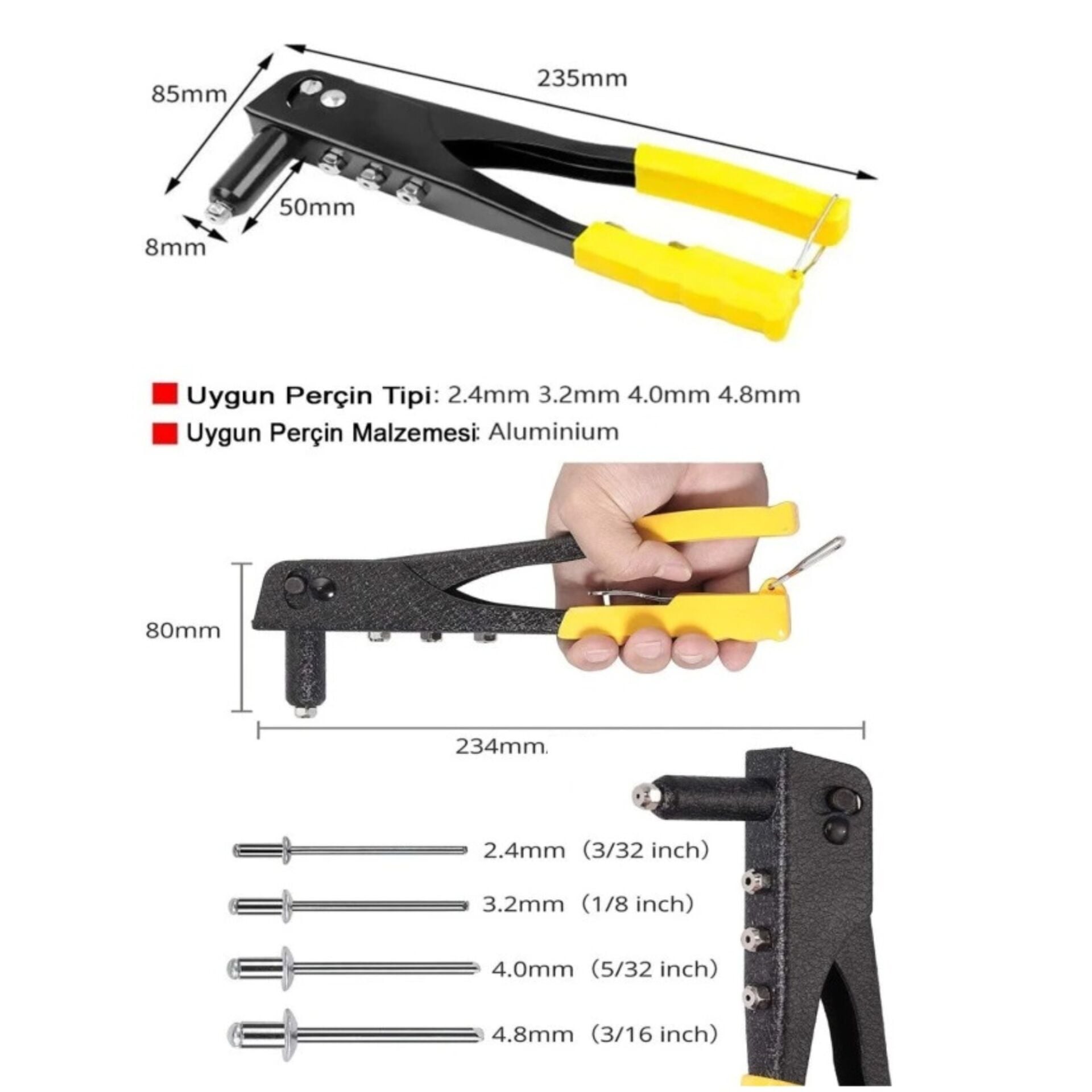 Meşem Perçin Tabancası Kod:213