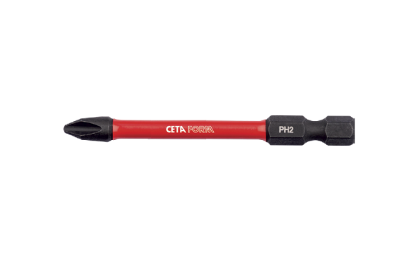Ceta Form 1/4'' Yıldız Bits Uç (Darbeli Kullanım) PH2 x 70 mm - CB/702TM