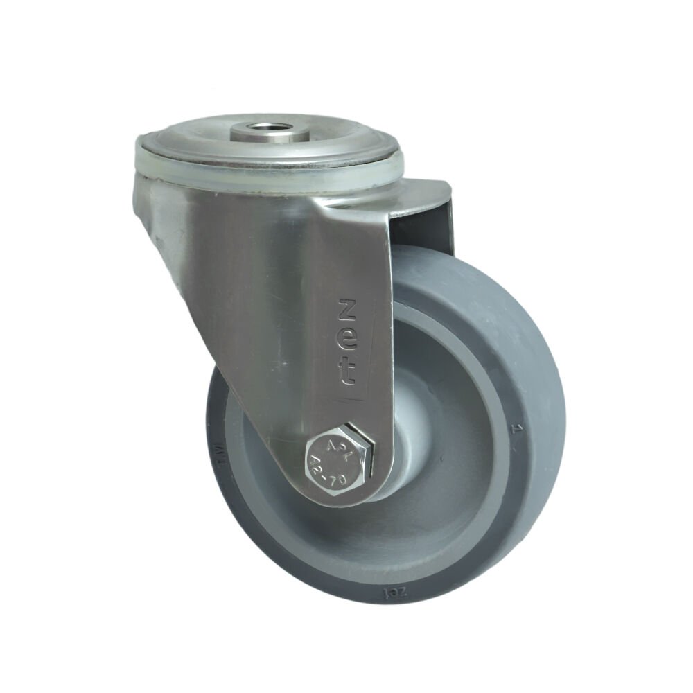 3000 MEB Paslanmaz Çelik (Inox) Teker 125*40 (İnox)