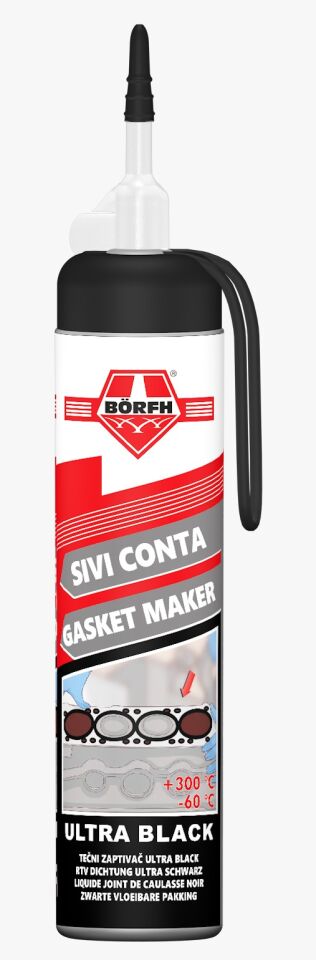 BÖRFH Sıvı Conta Siyah Plastik - 6021383 - 200 ML