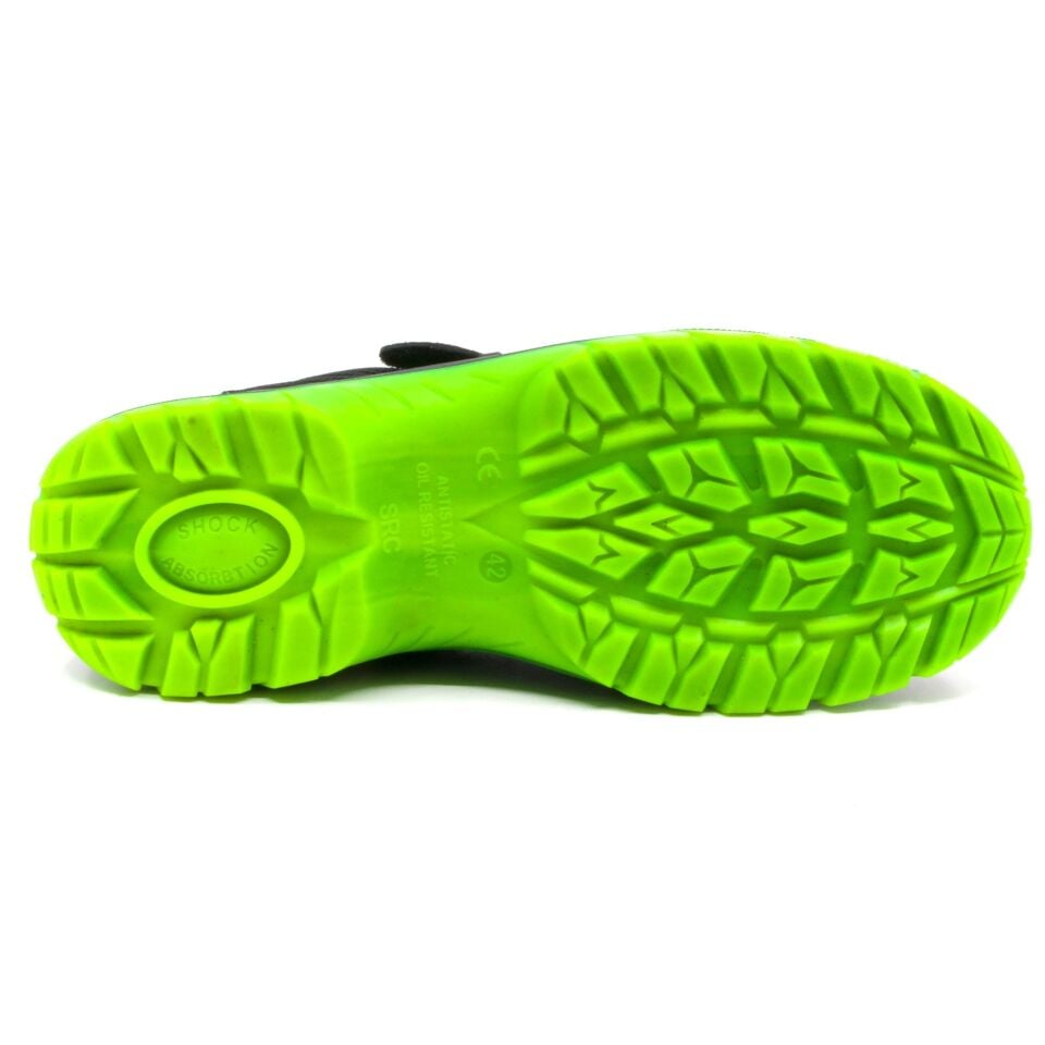 Emex Milano Çelik Burun Süet Ayakkabı Yeşil No:36