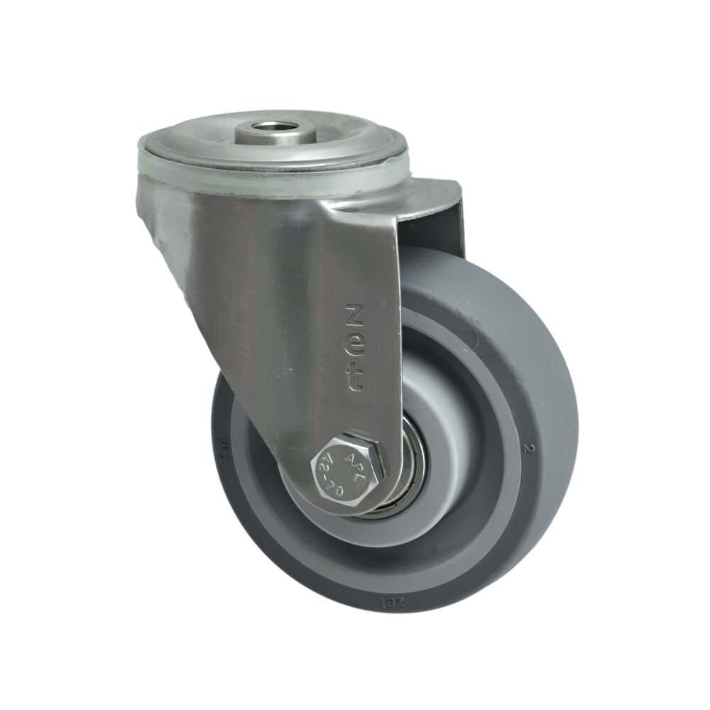 3000 MER Paslanmaz Çelik (Inox) Teker 125*40 (İnox)