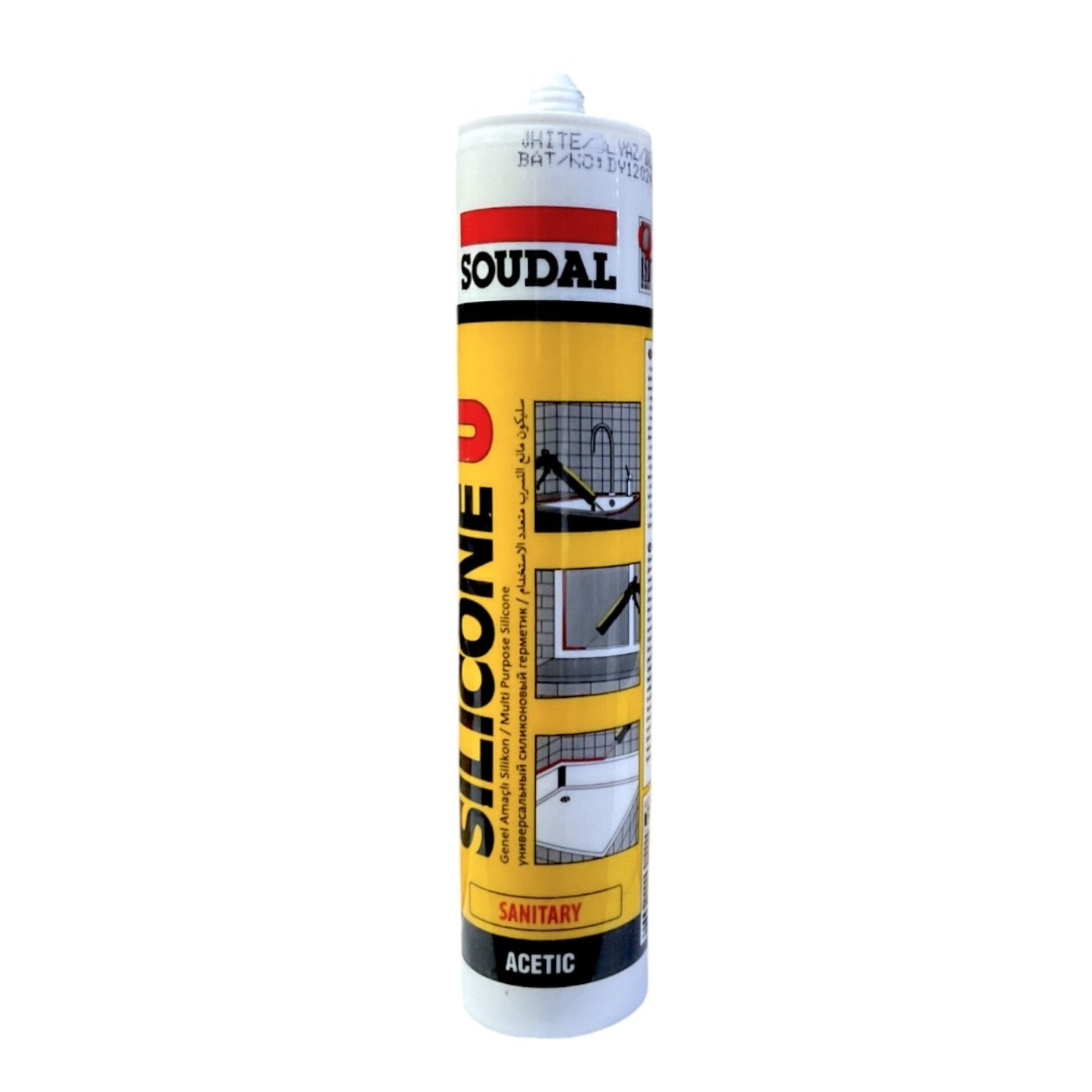 Soudal Silikon 280 Gr Beyaz (174100)