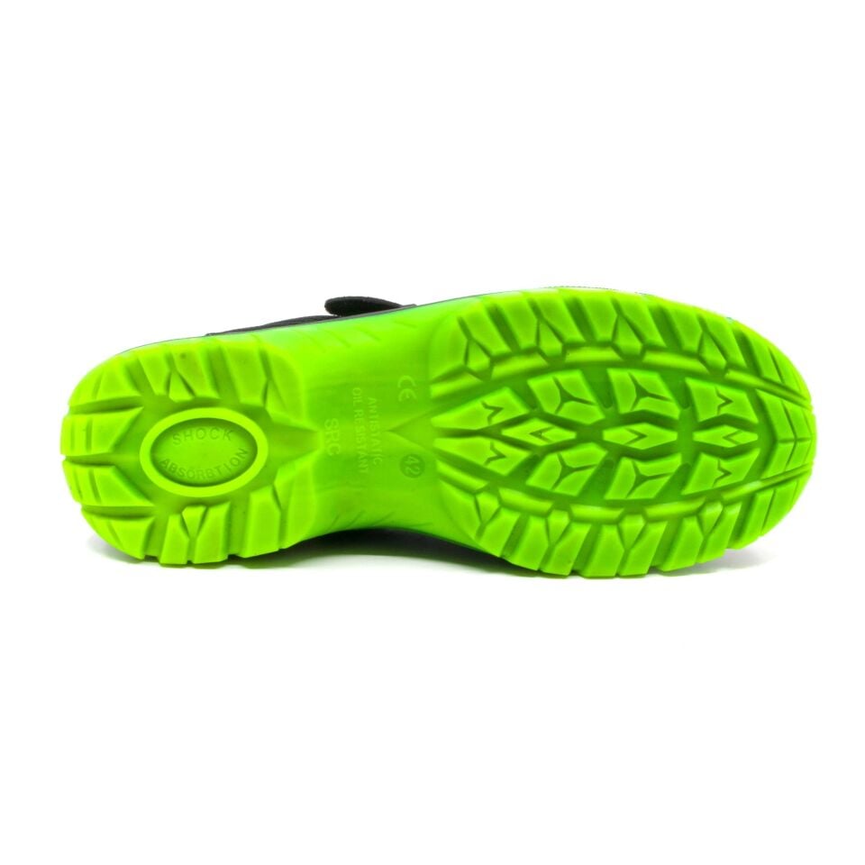 Emex Milano Çelik Burun Süet Ayakkabı Yeşil No:47