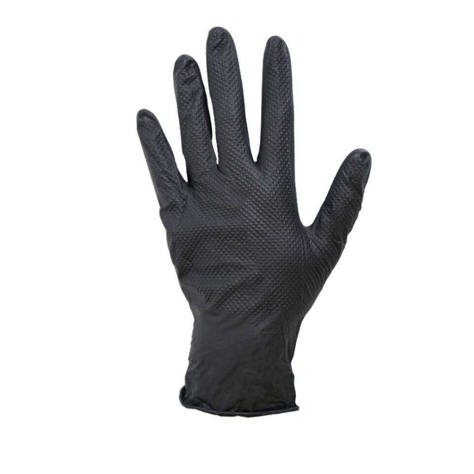 Graın Force Siyah Nitril Muayene Eldiven Medium