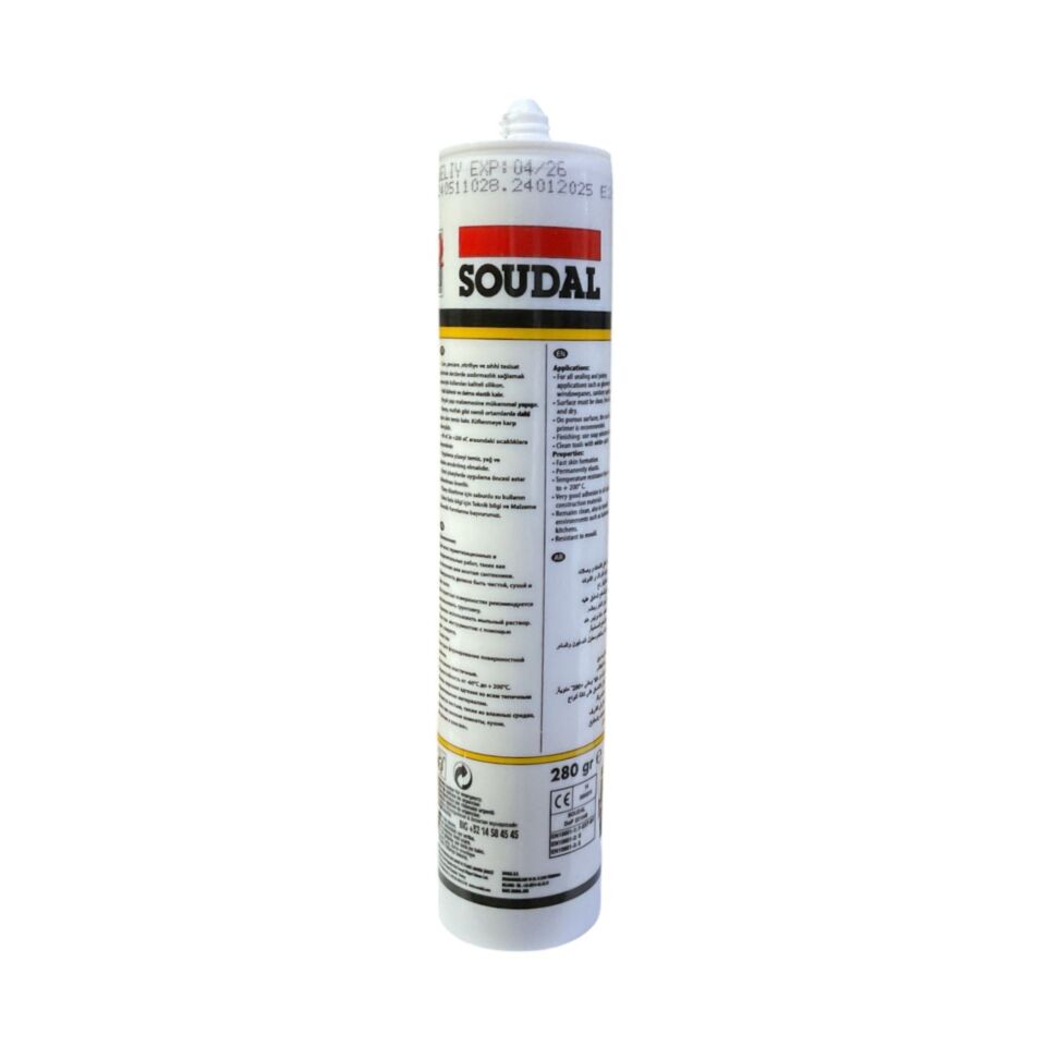 Soudal Silikon 280 Gr Kahve (174106)