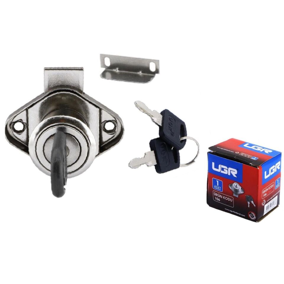 Ugr Çekmece Kilidi Oval Krom 106-22