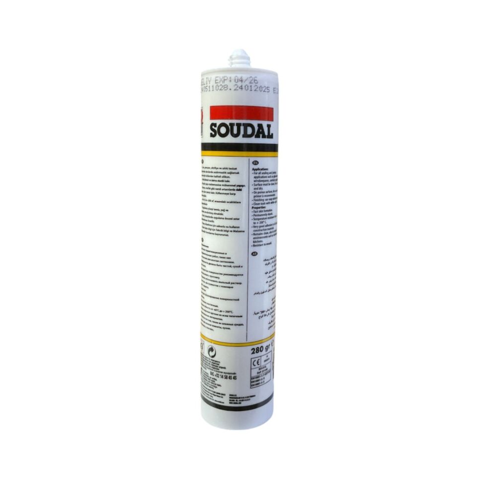 Soudal Silikon 280 Gr Siyah (174101)