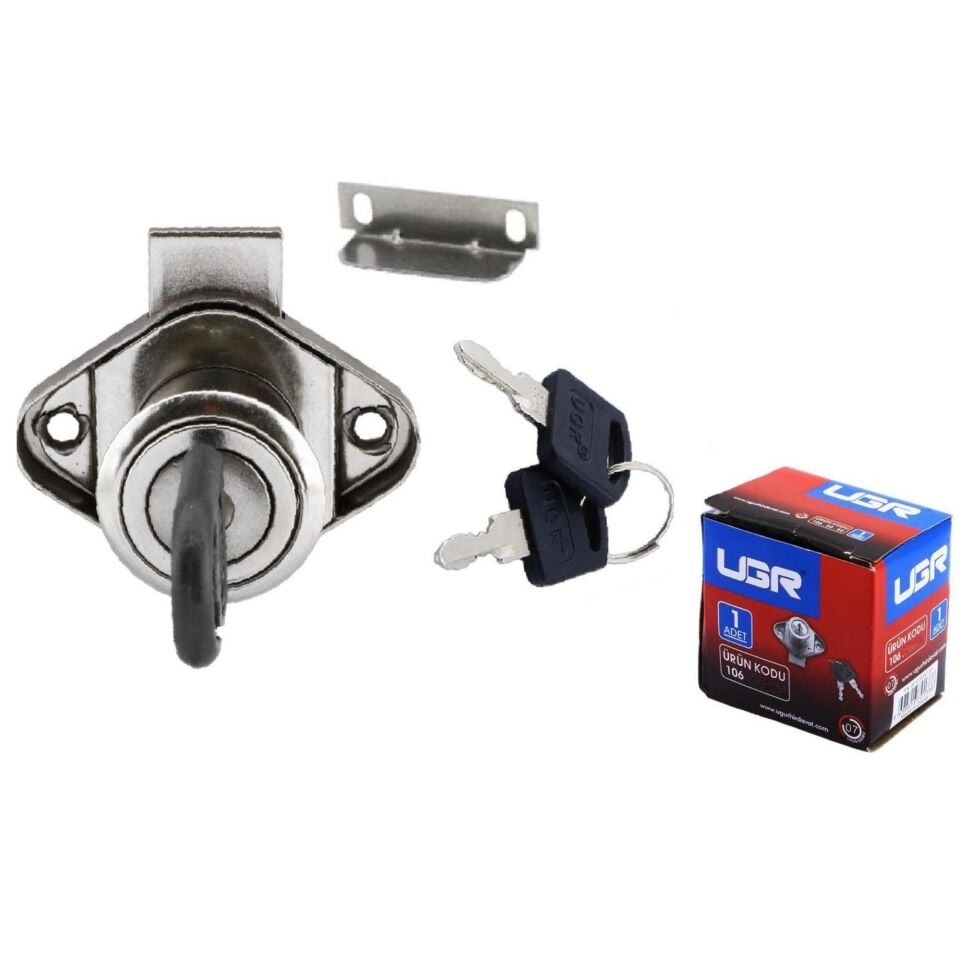 Ugr Çekmece Kilidi Oval Krom 106-22