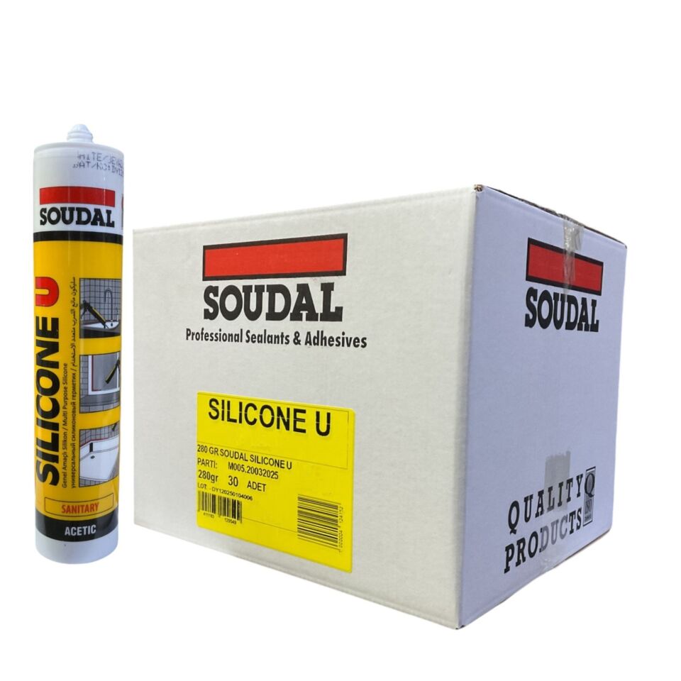 Soudal Silikon 280 Gr Şeffaf (174099)