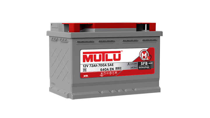 Mutlu 12 Volt 72 Amper SFB Akü - Depozitosuz
