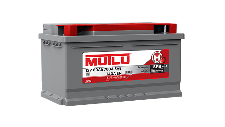 Mutlu 12 Volt 80 Amper SFB Akü - Depozitosuz