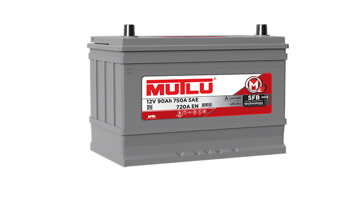 Mutlu 12 Volt 90 Amper SFB Akü - Depozitosuz