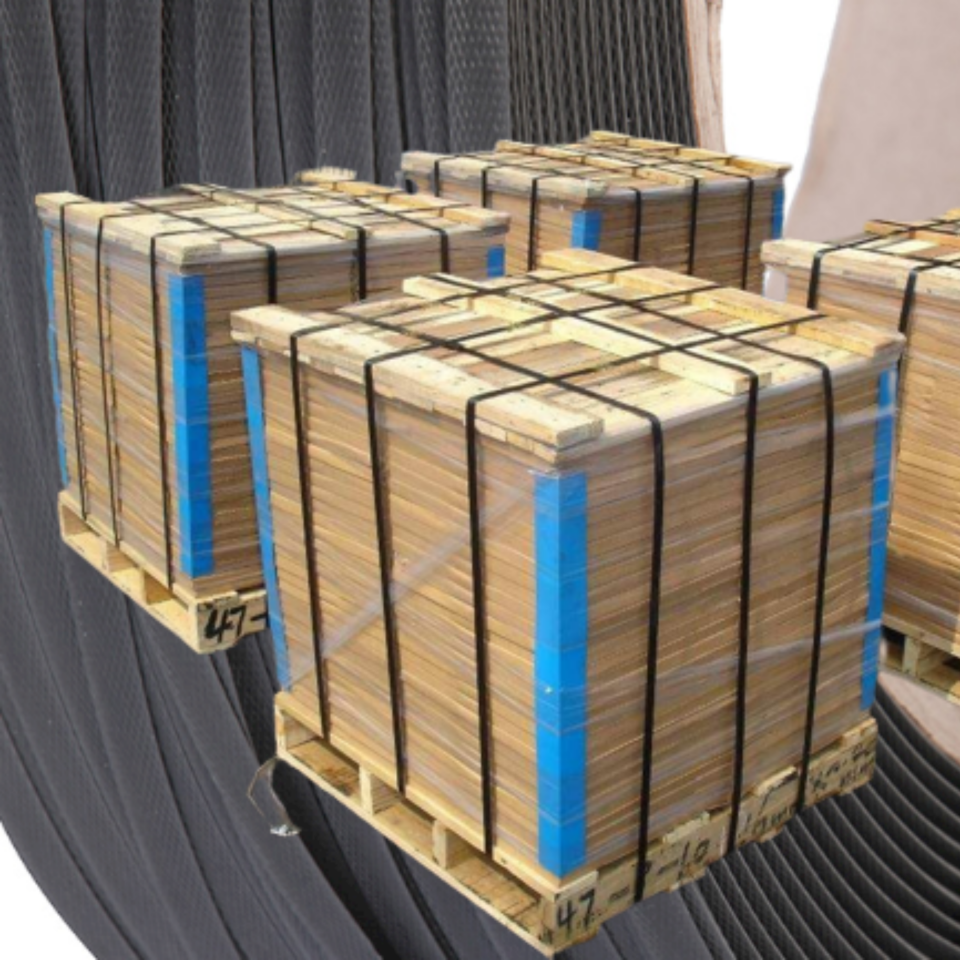 Polipropilen Makine Çemberi Dar Kasnak Siyah 12 Mm