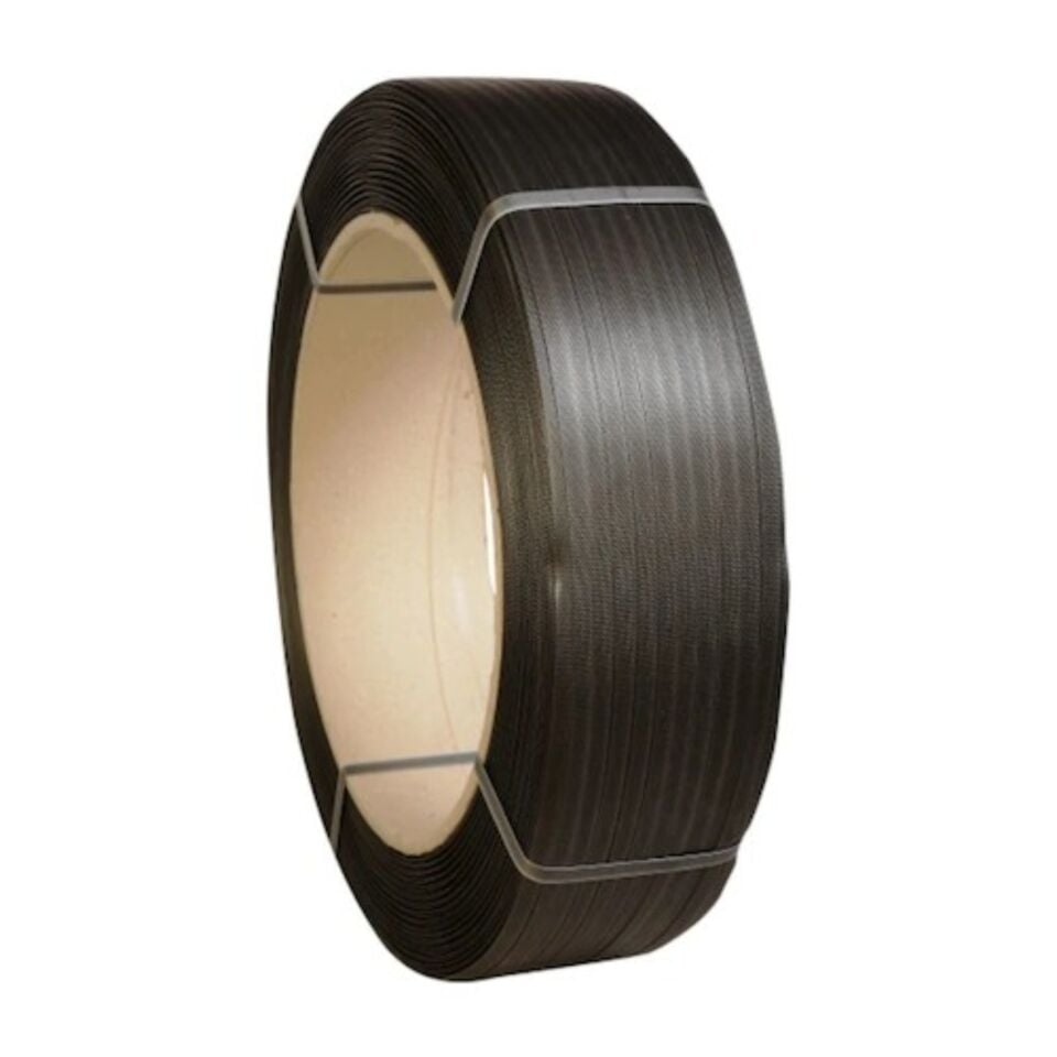 Polipropilen Makine Çemberi Dar Kasnak Siyah 12 Mm