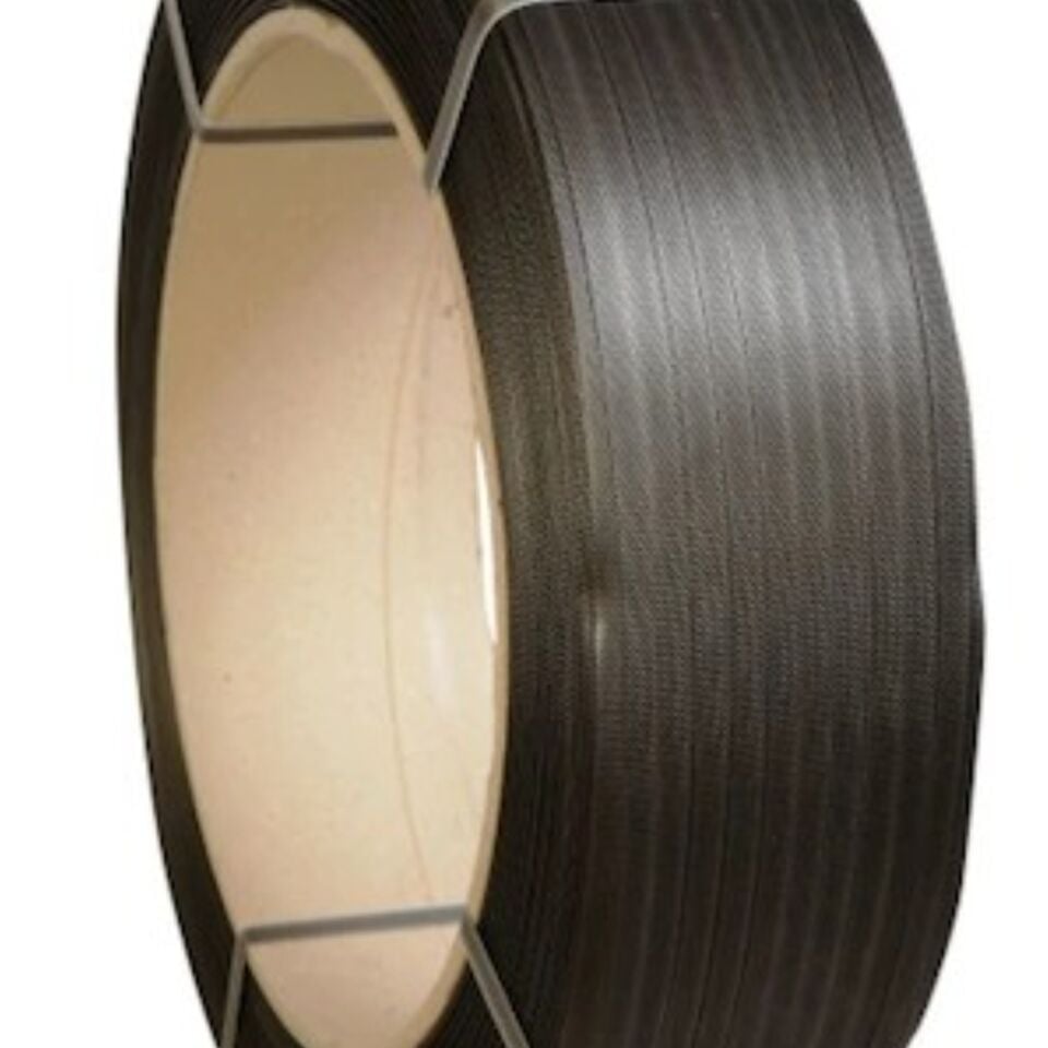 Polipropilen Makine Çemberi Dar Kasnak Siyah 12 Mm