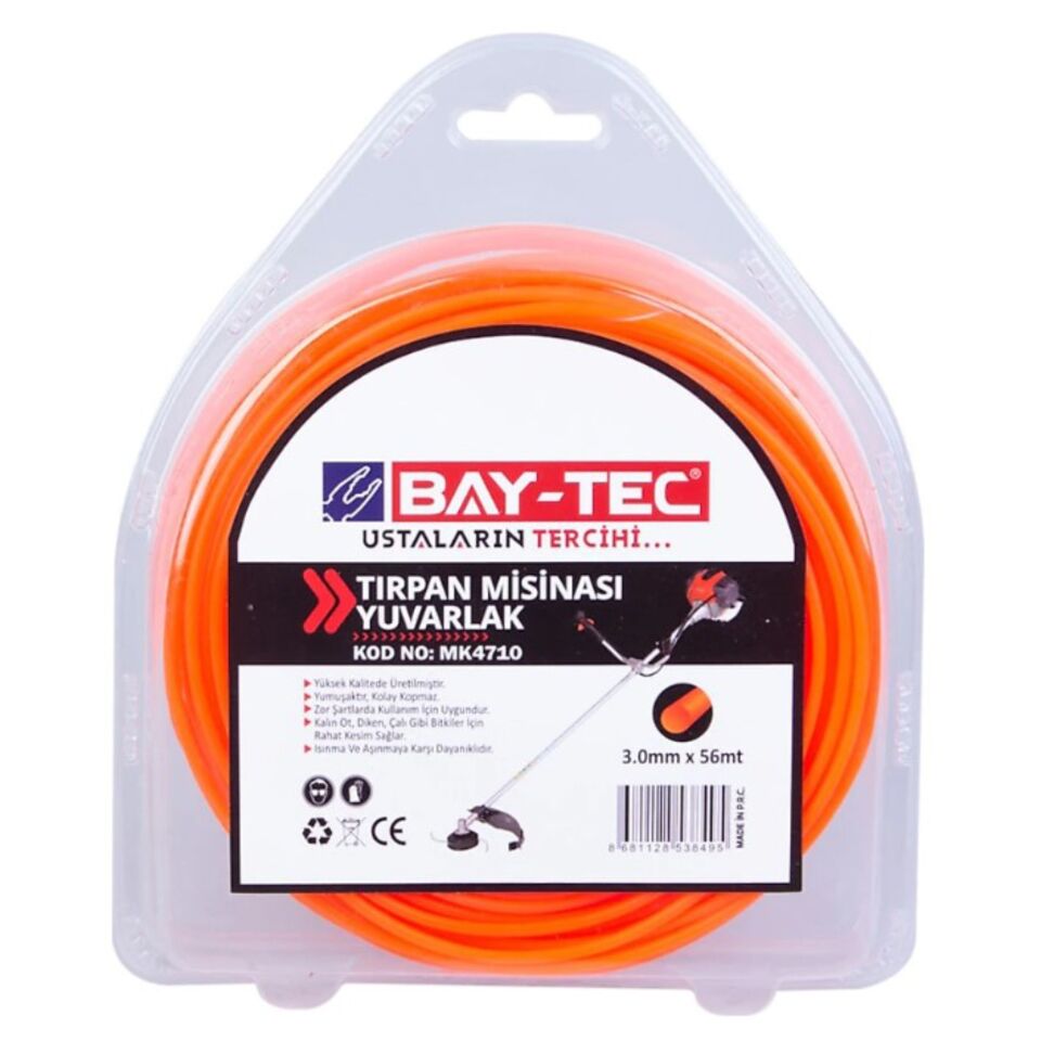 Baytec Mk4713 Tırpan Misinası Yuvarlk 4.0 Mmx32 Mt