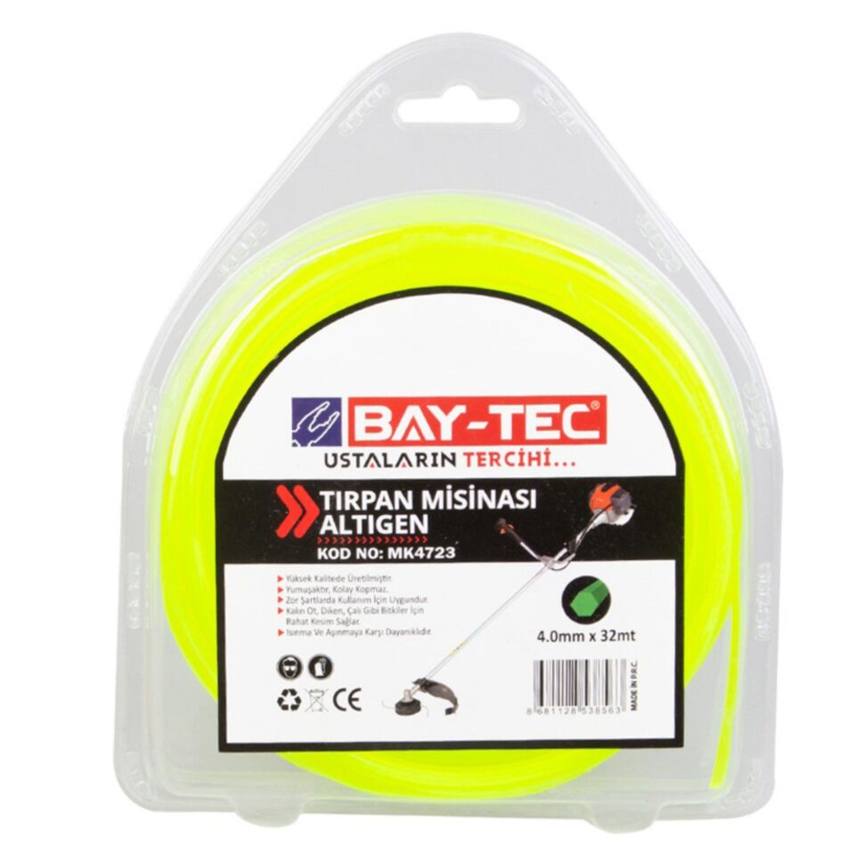 Baytec Mk4722 Tırpan Misinası Altıgen 3.5 Mmx41 Mt