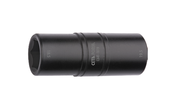 Ceta Form 1/2'' Havalı Bijon Lokma Anahtarı (İki Ağızlı) 18.5 x 19.5 mm - C64F-1819