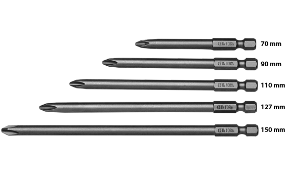 Ceta Form 1/4'' Yıldız Bits Uç PH1 x 127 mm - CB/1271