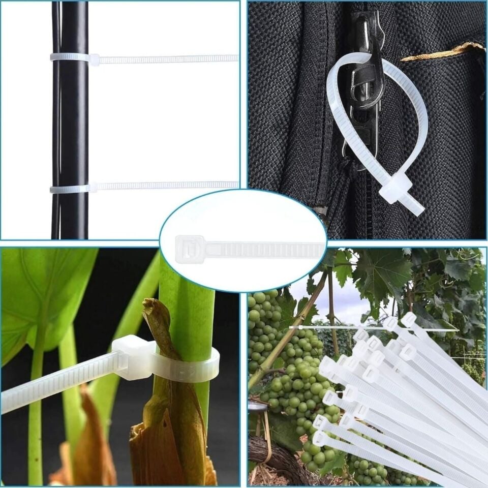 Ugr Kablo Bağı 4.8x400 (beyaz)